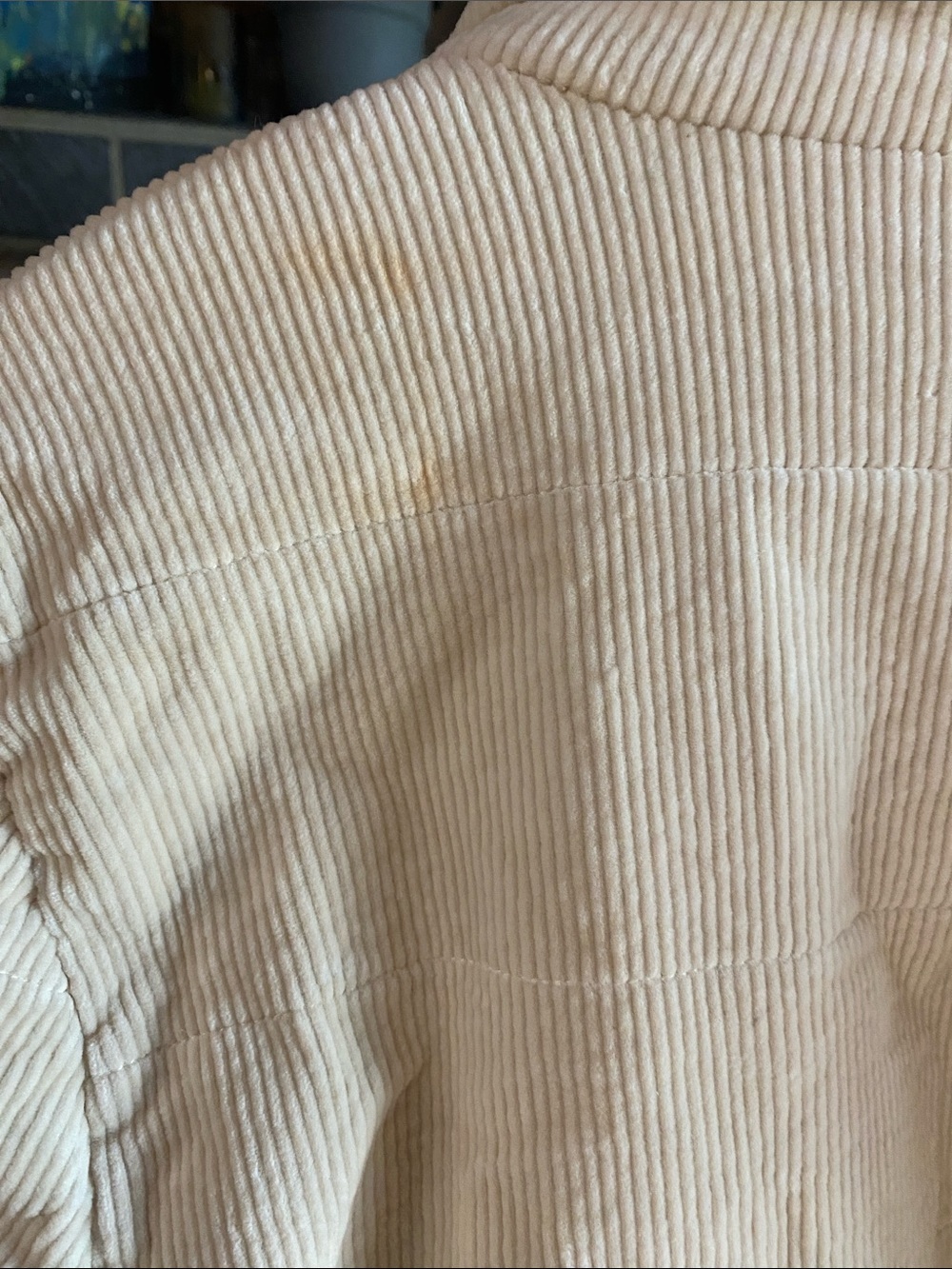 Soft Cream Corduroy Puffer Jacket by Jackson Rowe - Picture 8 of 8